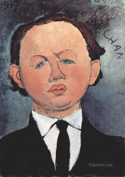 retrato del mecánico 1917 Amedeo Modigliani Pinturas al óleo